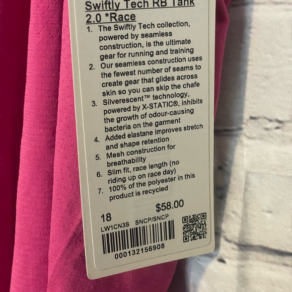 Lululemon Swiftly Tech Racerback Tank 2.0 - Picture 2 of 5